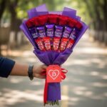 Red Rose & Chocolate Fusion Bouquet – Dairy Milk & KitKat Special