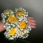 Radiant Yellow Rose & Baby’s Breath Wrist Corsage