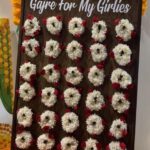 "Gajre For My Girlies" – Traditional Floral Favor Board
